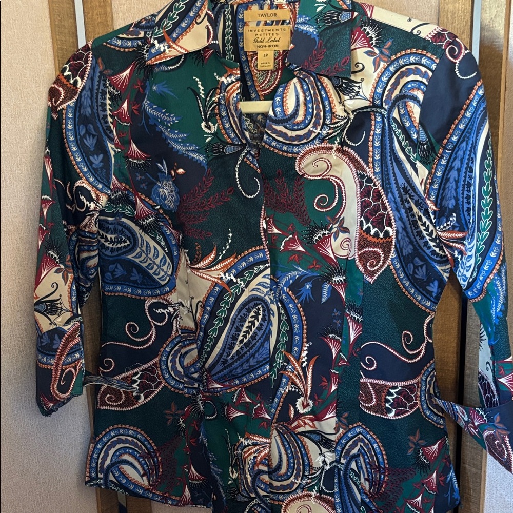 Investments Gold label Multicolor Paisley Shirt 4P